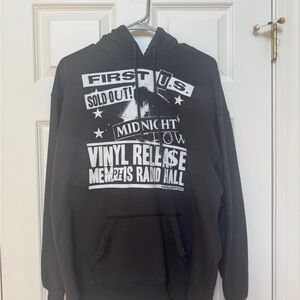 Black Graphic Hoodie